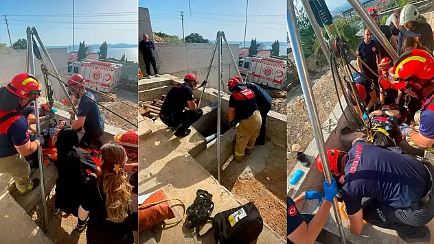 Çeşme'de itfaiyenin hızlı müdahalesi kadının hayatını kurtardı!