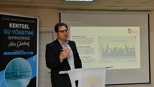 Çiğli'de Kentsel Su Yönetimi semineri: Suyu korumak geleceği korumak