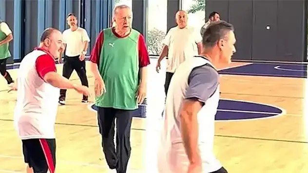 Cumhurbaşkanı Erdoğan’ın basketbol performansı