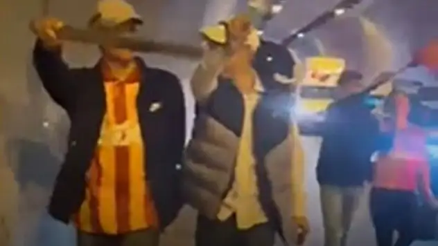 Döner bıçaklarıyla şampiyonluk kutlaması: 2 kişi gözaltında