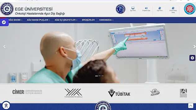 Ege Üniversitesi'nden kanser hastalarına dijital ağız bakım rehberi