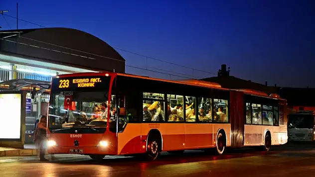 ESHOT duyurdu! Gece dışarı çıkacaklara müjde! İzmir'de bu hatlar Konak'a kadar gidiyor...