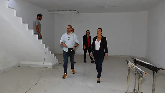Filiz Ceritoğlu Sengel, proje alanlarını ziyaret etti