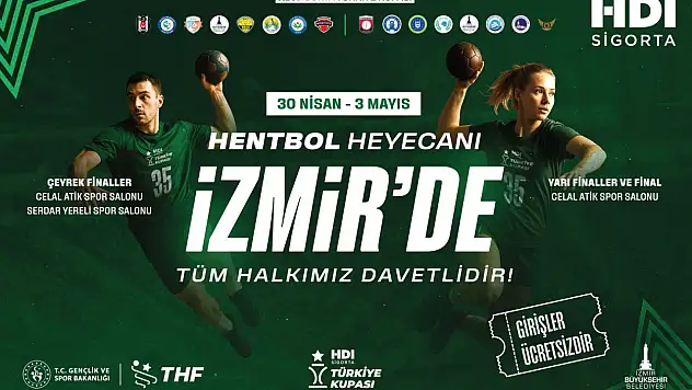 Hentbol Türkiye Kupası heyecanı İzmir'de başlıyor!