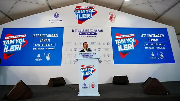İmamoğlu, ikinci İETT garajı’nın açılışını yaptı