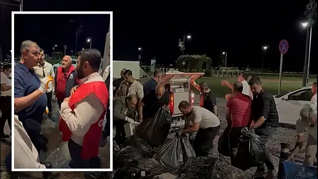 İzmir'de çöp grevine müdahale: Başkan Tugay sahaya indi