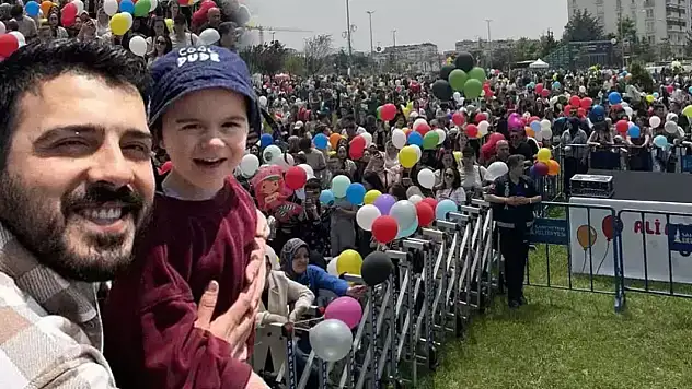 Kanseri yenen Ali Asaf için binlerce balon gökyüzünde