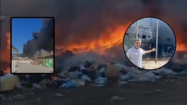 Karşıyaka'daki çöp tesisinde yangın paniği sürüyor