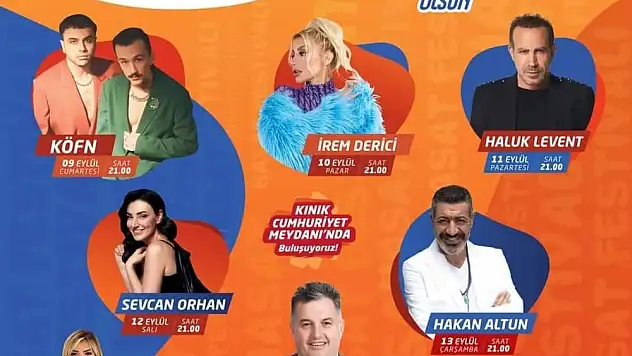 Kınık'ta 7. Hasat Festivali ve Kurtuluş Etkinlikleri başlıyor