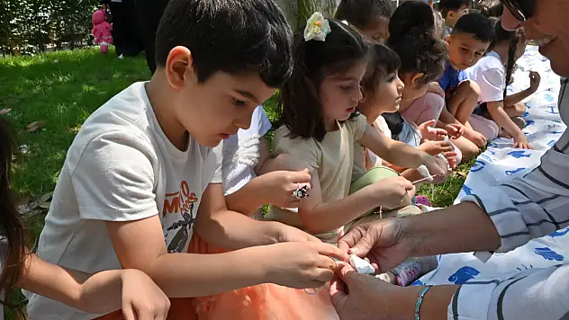 Manisa'da doğaya umut eken etkinlik: Tohumlar peçetelere sarıldı!