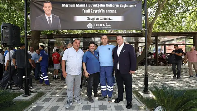 Menderes'te Ferdi Zeyrek'e vefa