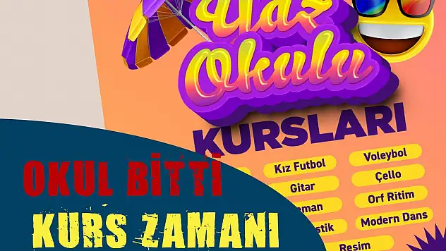 Selçuklu çocuklar tatili yaz okulunda geçirecek
