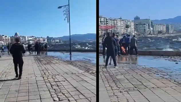 Son dakika! İzmir Kordon'da bir vatandaş denize düştü!