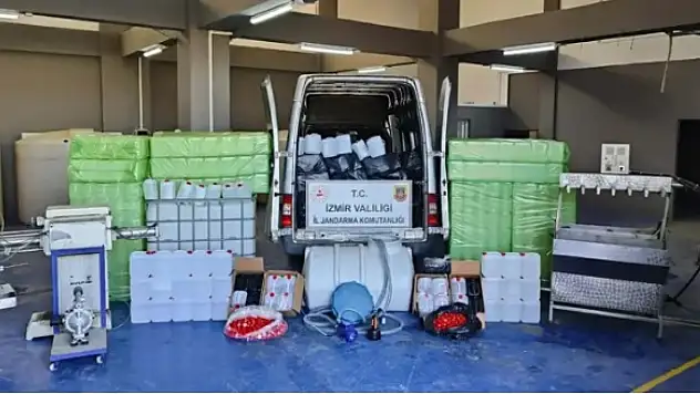 Torbalı'da kaçak içki operasyonu