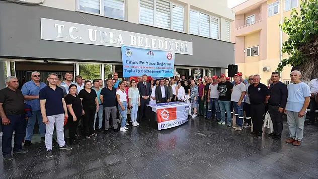 Urla'da toplu sözleşme sevinci