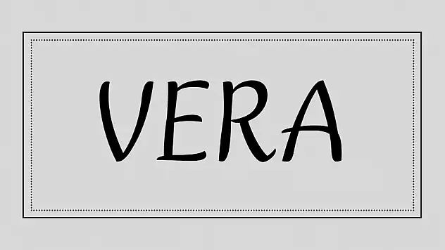 Vera isminin derin anlamı nedir?