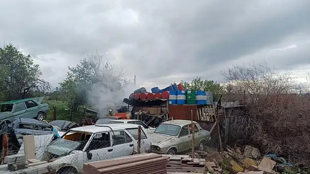 Yangın kabusu: Patlayan variller korku dolu anlar yaşattı