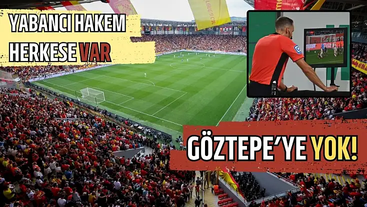 Göztepe-Hatayspor maçında VAR hakemi kararı şoke etti!