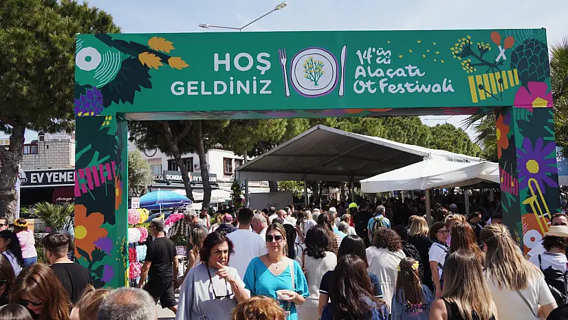 Alaçatı Ot Festivali'nde 100 bini aşkın ziyaretçi ağırlandı