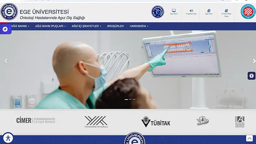 Ege Üniversitesi'nden kanser hastalarına dijital ağız bakım rehberi