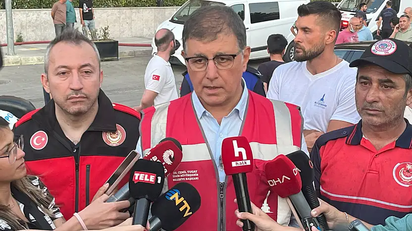Başkan Tugay: 'Yangında yaralanan olmadı'