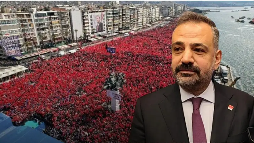 CHP'li Aslanoğlu, Gündoğdu marşıyla İzmirlileri mitinge çağırdı