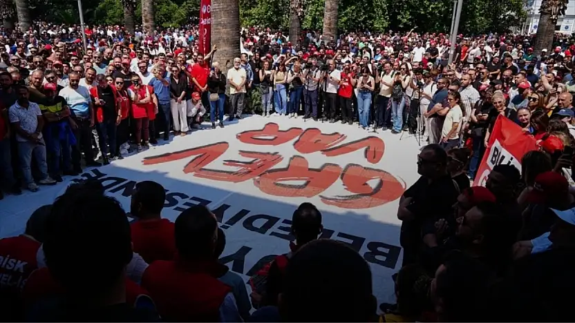 İzmir'deki grevin üçüncü günündeki adres belli oldu