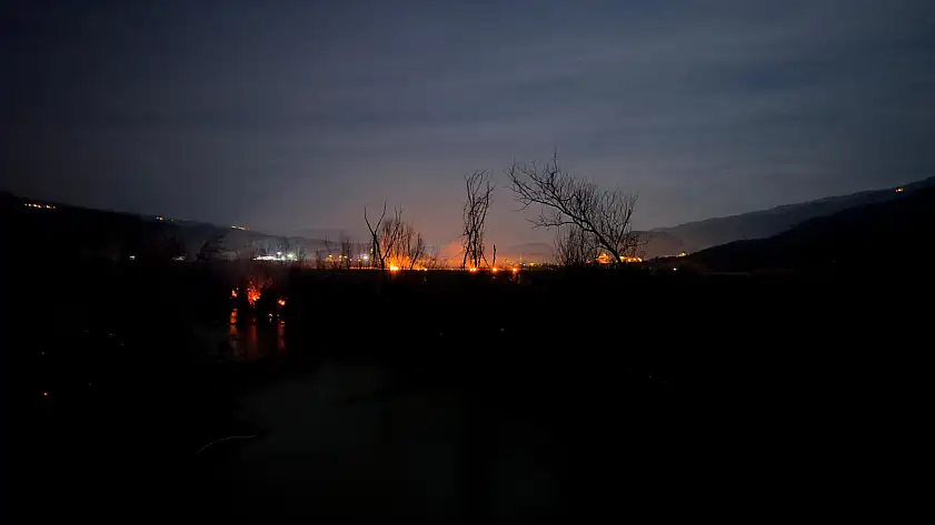 Yangın çıktı| 150 dönüm tarım arazisi zarar gördü